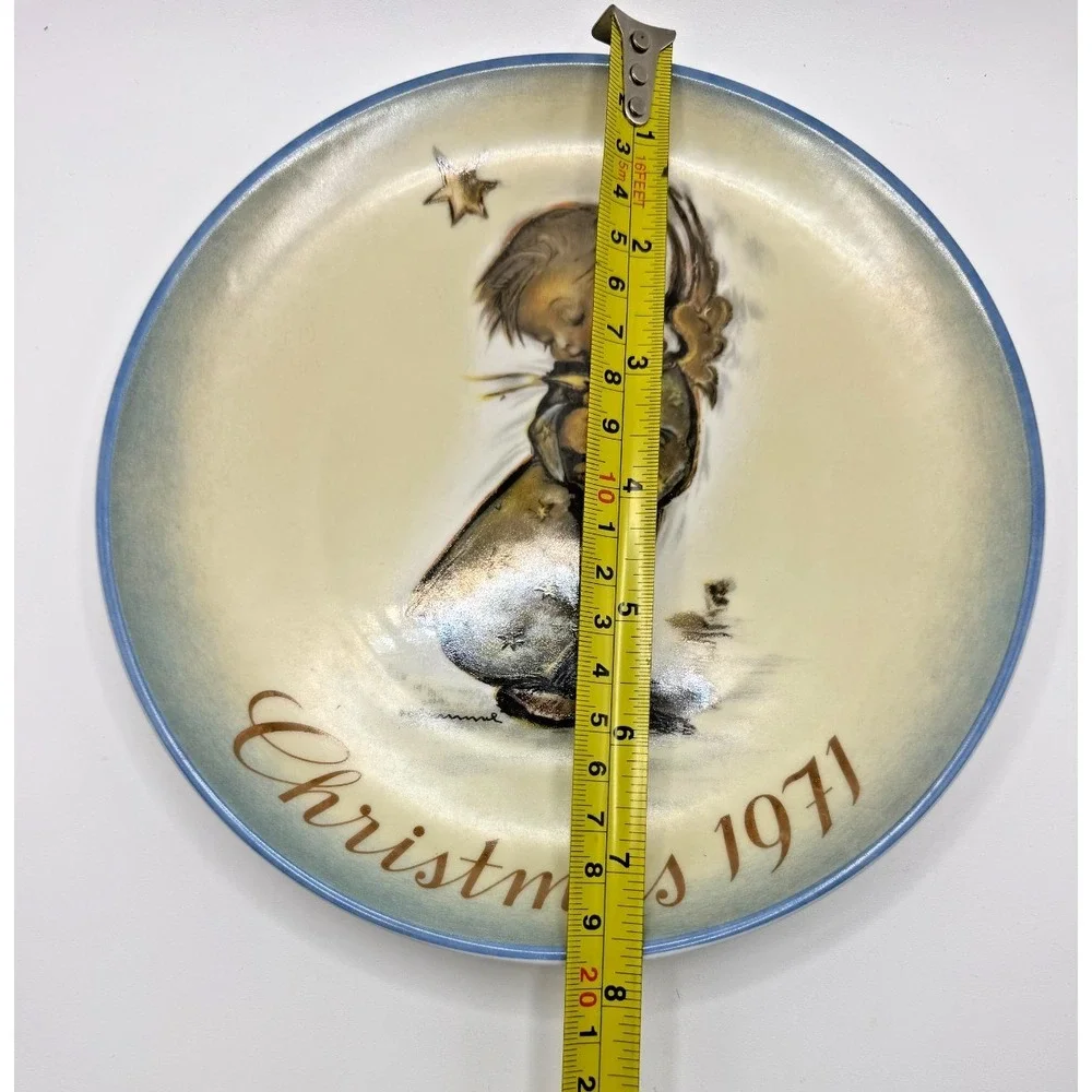 M.J. Hummel‎ 1971 Christmas Plate Limited First Edition Mad in West Germany